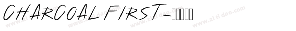 Charcoal first字体转换